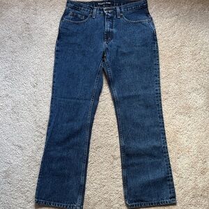 Y2K Womens Nautica Medium Blue Bootcut Jeans sz 8x30